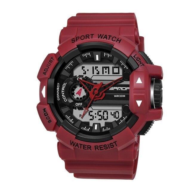 Relógio Shock General - Adventure Watch relógio 047 AmploTech Vermelho 